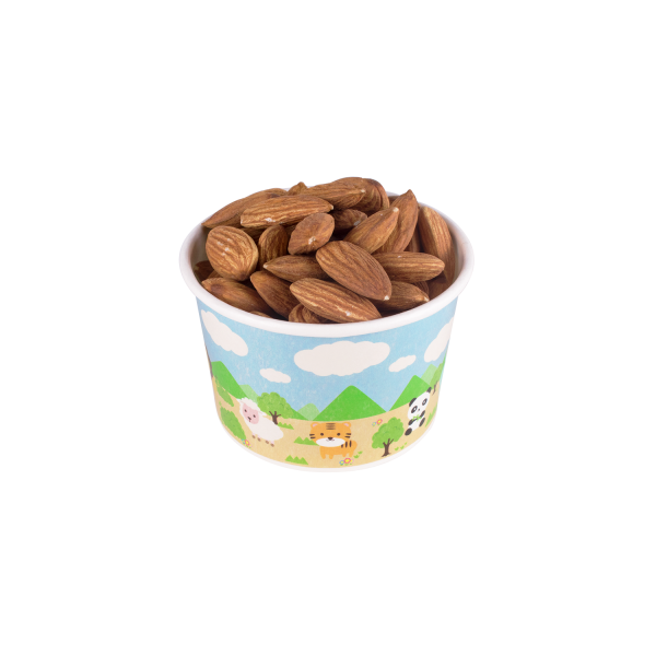 Safari Print Karat 4oz Food Containers with almonds
