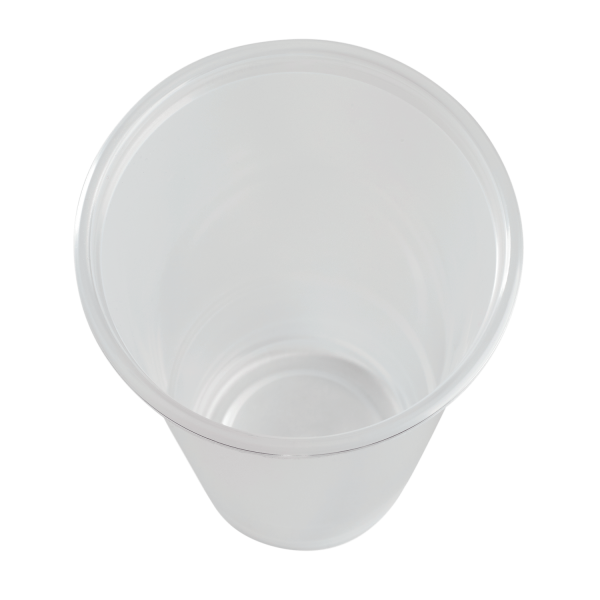 Yocup Company: GF 7.75'' Jumbo (6mm) Clear Paper-Wrapped Plastic