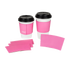 Karat Traditional Cup Sleeves, Pink - 1,000 pcs