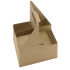 Karat Kraft Paperboard Carrier with Handle, for 4 cups (12 - 32oz) -  200 pcs