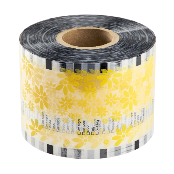 Karat PET Plastic Sealing Film Roll (120mm), Generic Print - 1 roll