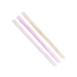 Mixed Striped Colors Karat 9'' Boba Straws (10mm) Unwrapped