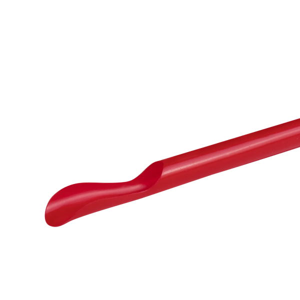 Red Karat 9.45'' Spoon Straws (6.5mm) Unwrapped