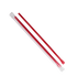 Red Karat 9.45'' Spoon Straws (6.5mm) Plastic Wrapped