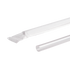 Karat 7.75'' Flexible Jumbo Straws (5mm) Paper Wrapped, Clear - 10,000 pcs
