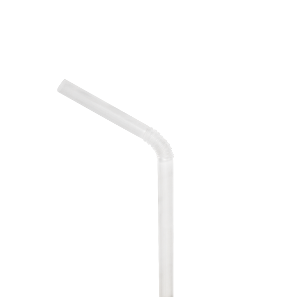 Assorted Plastic Straws - 7.5'' - 13.5'' Flexible Jumbo Straws (5mm) 