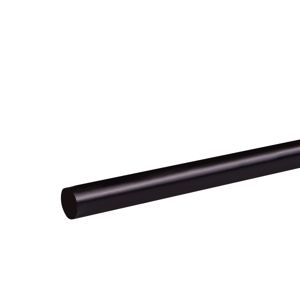 Karat 7.5'' Stir Straws (3mm), Black - 5,000 pcs