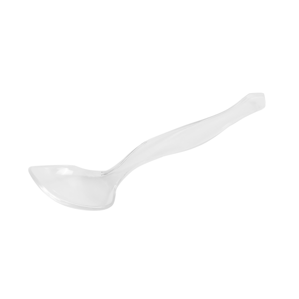 Clear Karat 9" PS Plastic Serving Spoon