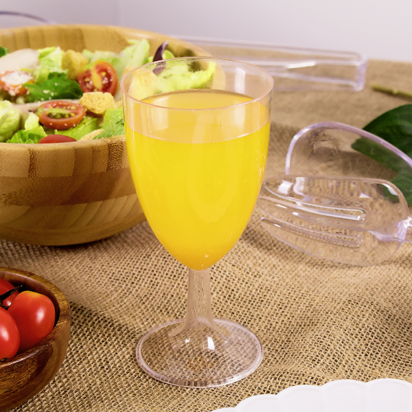 Karat 8oz PS Plastic Wine Cup 100 pcs LollicupStore