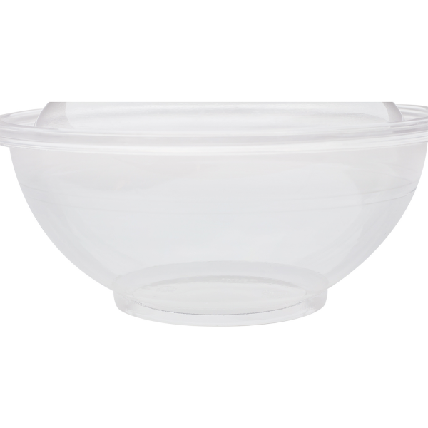 Clear Karat 24 oz PET Plastic Salad Bowl