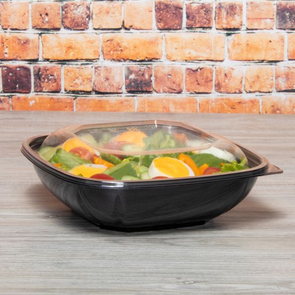 Clear Low Dome Lid for 40, 64 oz. X-Large Round Bowls