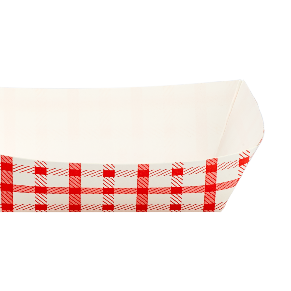 Karat Food Tray - Shepherd's Check (Red) - 2.5 lb