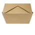 Karat 110 fl oz Fold-To-Go Box in kraft color