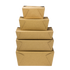 Karat  Fold-To-Go Box in kraft color in multiple sizes