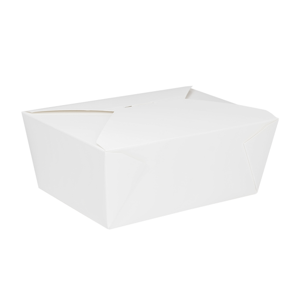 White Karat 110 fl oz Fold-To-Go Box