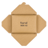 Kraft Karat 54 fl oz Fold-To-Go Box open from below