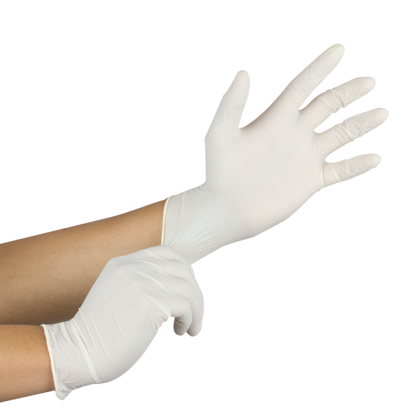 Karat Latex Powdered Gloves (Clear), X-Large - 1,000 pcs