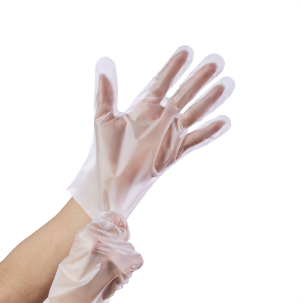 Karat Thermoplastic Elastomer Powder-FREE Glove (Clear), Small - 2,000 pcs