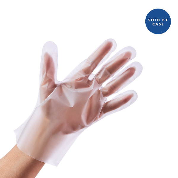 Karat Thermoplastic Elastomer Powder-FREE Glove (Clear), Large - 2,000 pcs