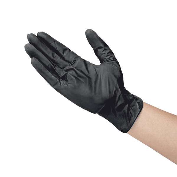 Karat Vinyl Powder-FREE Glove (Black), Small - 1,000 pcs