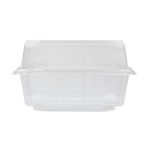 Clear Karat 6''x6'' PET Plastic Hinged Containers