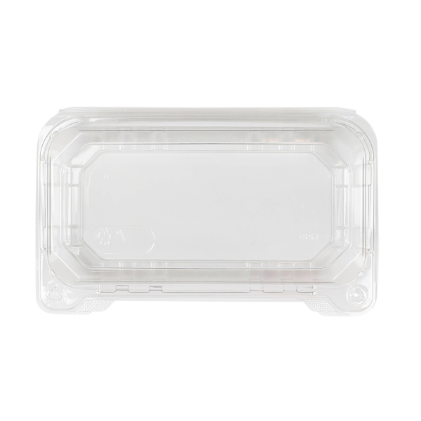 Clear Karat 9" x 5" PET Plastic Hinged Containers