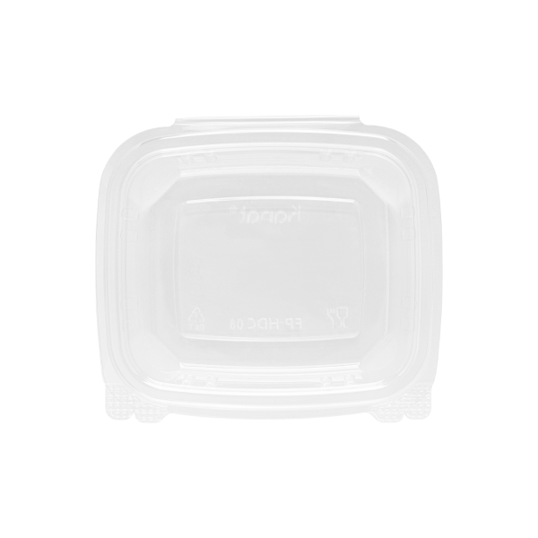 Karat 8 oz PET Plastic Hinged Deli Container - 200 pcs