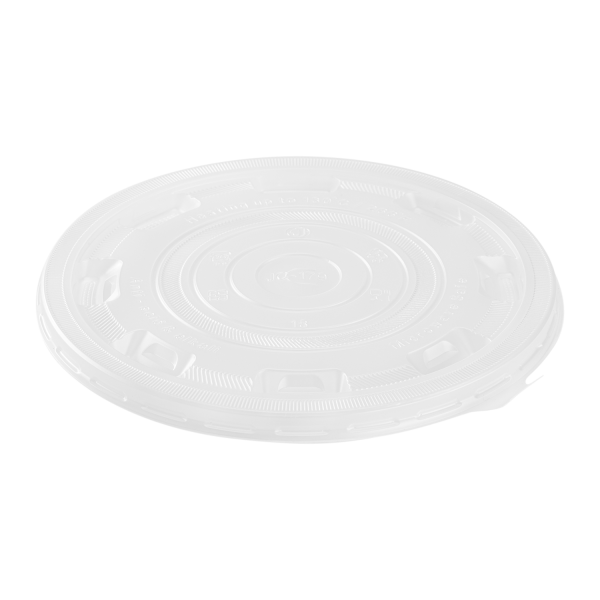 Clear Karat 22/36/48 oz PP Plastic Flat Lid for Injection Molding Bowl