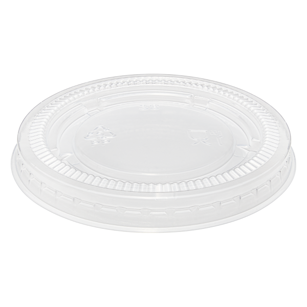 Clear Karat 1.5 oz & 2 oz PP Plastic Portion Cup Lids