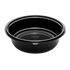 Black Karat 48 oz PP Round Microwaveable Container