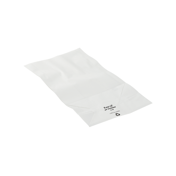 White Karat 6 lb Paper Bag flat