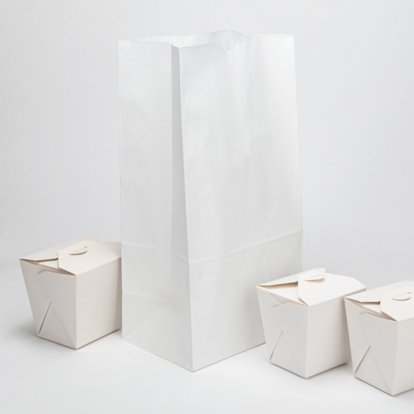 White Karat 20 lb Paper Bag