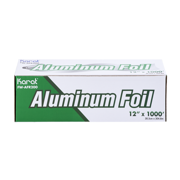 Green and white Karat 12"x 1000" Standard Aluminum Foil Roll