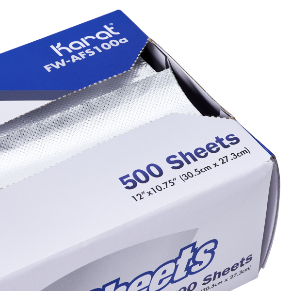 12x10.75 Pop Up Foil Sheets, 500 Sheets (6/Case)