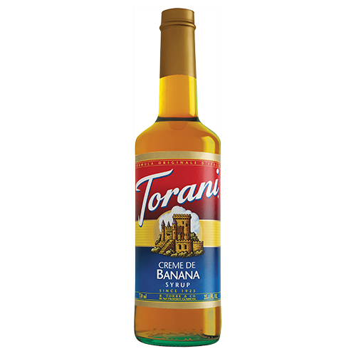 Torani Creme de Banana Syrup - Bottle (750mL)