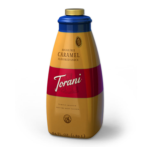 Torani Sugar Free Caramel Sauce - Bottle (64oz)