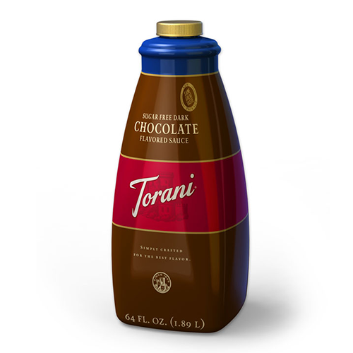 Torani Sugar Free Dark Chocolate Sauce - Bottle (64oz)