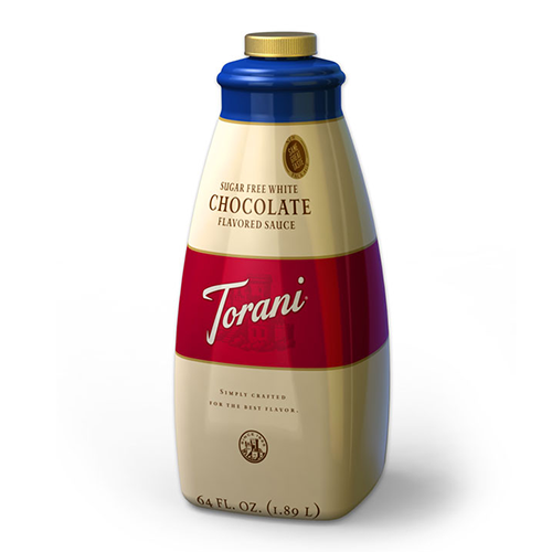 Torani Sugar Free White Chocolate Sauce - Bottle (64oz