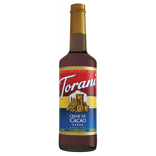 Torani Creme de Cacao Syrup - Bottle (750mL)