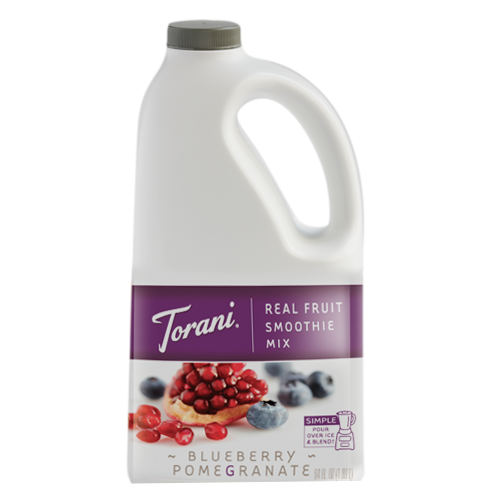 Torani Blueberry Pomegranate Real Fruit Smoothie Mix - Bottle (64oz)