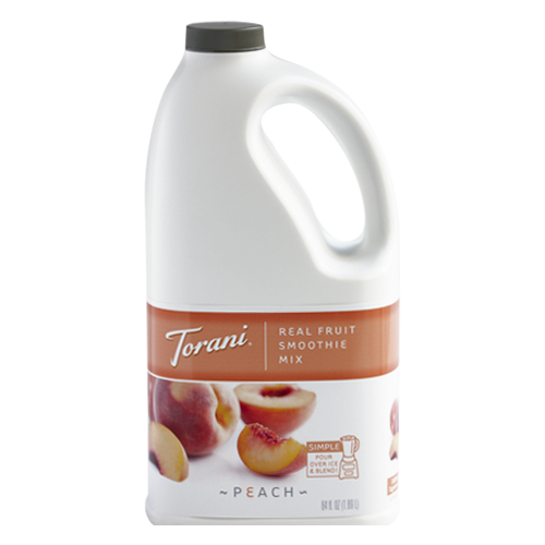 Torani Peach Real Fruit Smoothie Mix - Bottle (64oz)