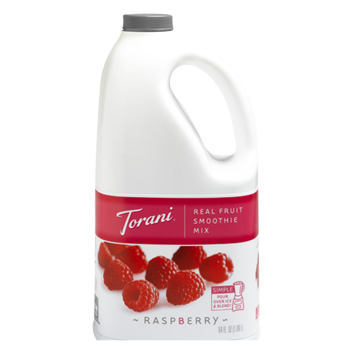 Torani Raspberry Real Fruit Smoothie Mix - Bottle (64oz)
