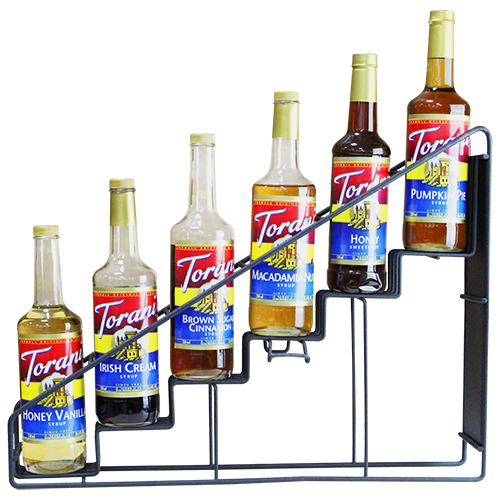 Torani Syrup Wire Rack, for 6 Bottles - 1 pc