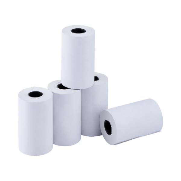 White Karat 2 1/4" x 50' Thermal Paper Rolls