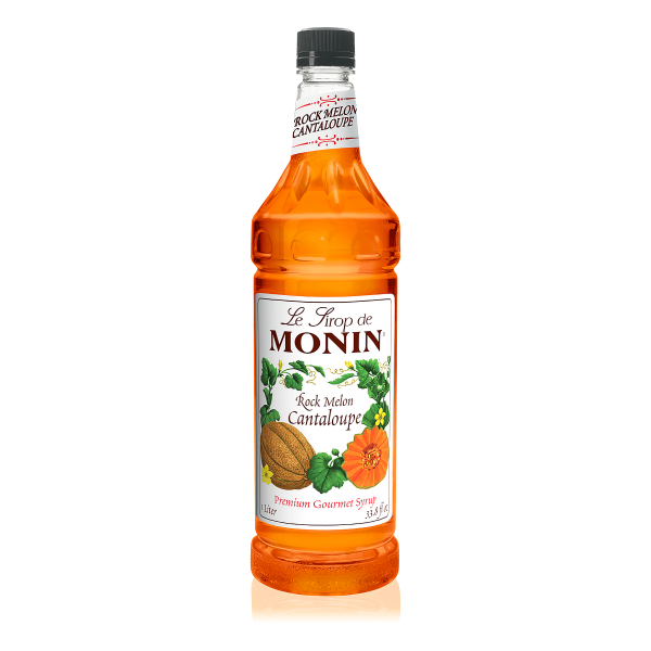 Monin Rock Melon Cantaloupe Syrup - Bottle (1L)