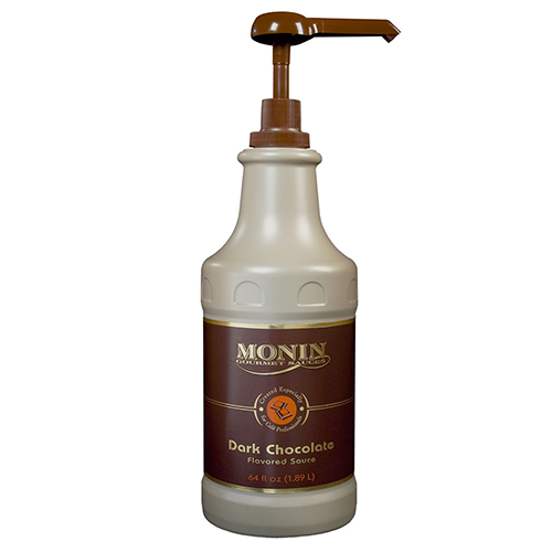 Monin Dark Chocolate Sauce - Bottle (64oz)