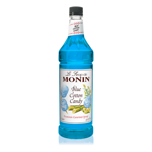 Monin Blue Cotton Candy Syrup - Bottle (1L) – LollicupStore