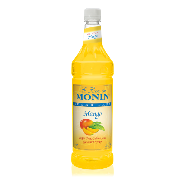 Monin Sugar Free Mango Syrup - Bottle (1L)