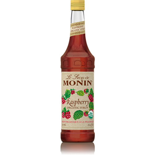 Monin Raspberry Organic Syrup - Bottle (750mL)