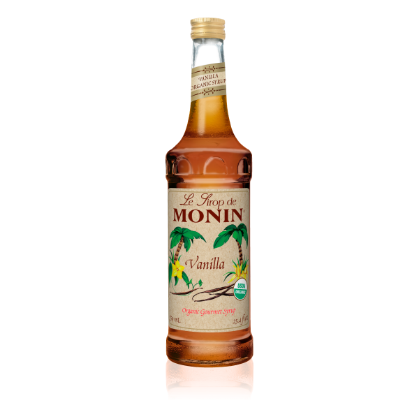 Monin Vanilla Organic Syrup - Bottle (750mL)